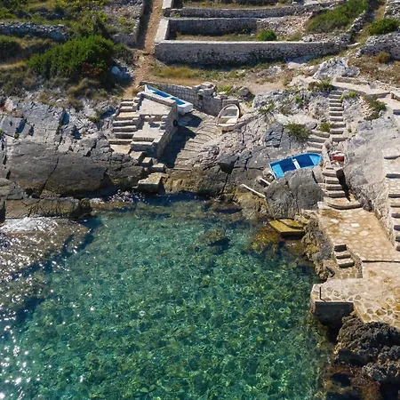 Secluded Fisherman's Cove Stiniva, Korcula - 11389 Vakantiehuis *